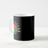 マダガスカル国旗 コーヒーマグカップ (正面左)