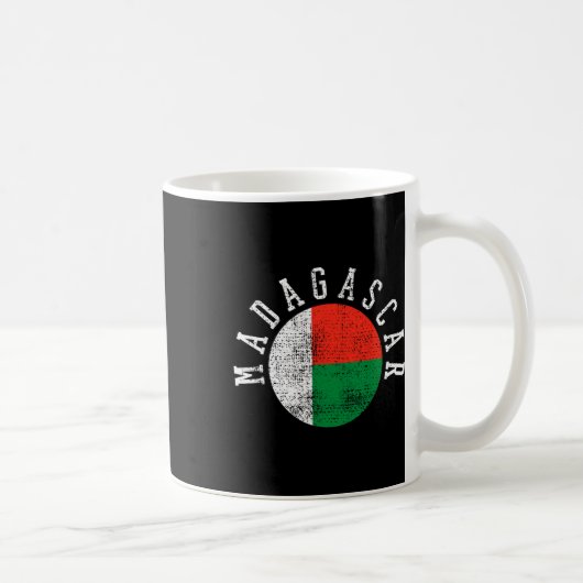 マダガスカル国旗 コーヒーマグカップ (右)