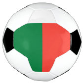 マダガスカル国旗 サッカーボール (回転)