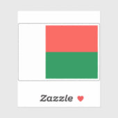 マダガスカル国旗 シール (シート)