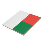 マダガスカル国旗 タイル (側面)