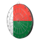 マダガスカル国旗 ダーツボード (正面右)