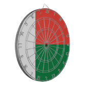 マダガスカル国旗 ダーツボード (正面左)