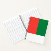 マダガスカル国旗 ノートブック (内部)