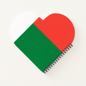 マダガスカル国旗 ノートブック (裏面)