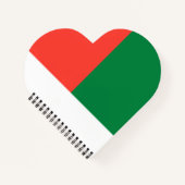 マダガスカル国旗 ノートブック (正面)