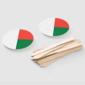 マダガスカル国旗 ハンドファン (組立なし)