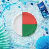 マダガスカル国旗 ペーパープレート (パーティー)