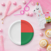 マダガスカル国旗 ペーパープレート (パーティー)