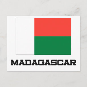マダガスカル国旗 ポストカード