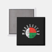 マダガスカル国旗 マグネット (正面/裏面)