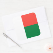 マダガスカル国旗、マダガスカル国旗 スクエアシール (封筒)