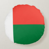 マダガスカル国旗 ラウンドクッション (正面)
