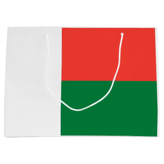 マダガスカル国旗 ラージペーパーバッグ (正面)