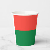 マダガスカル国旗 紙コップ (左)