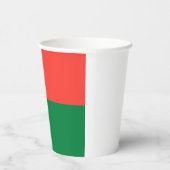 マダガスカル国旗 紙コップ (右)