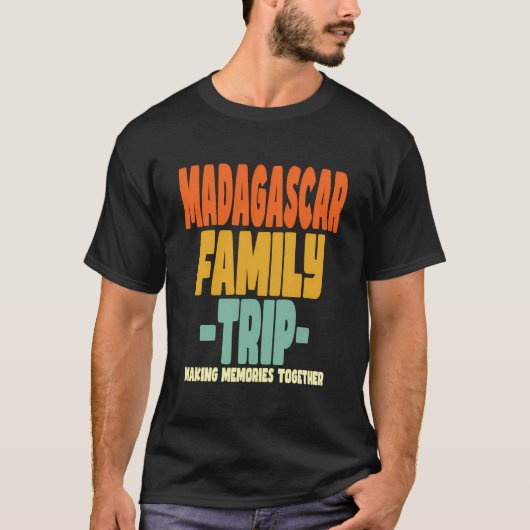 マダガスカル家族旅行バケーションマダガスカル Tシャツ (正面)