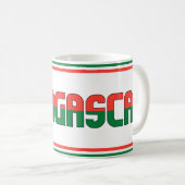 マダガスカル愛国心を持つシピン コーヒーマグカップ (正面右)