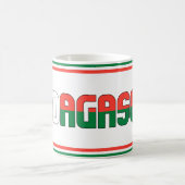 マダガスカル愛国心を持つシピン コーヒーマグカップ (中央)