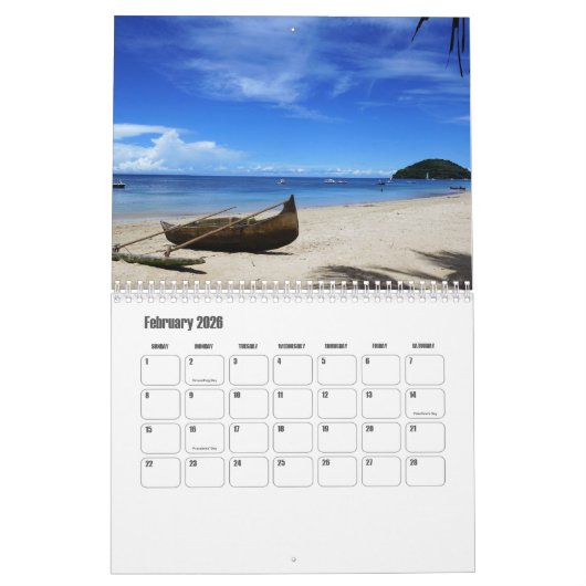 マダガスカル暦 カレンダー (2月 2026)