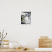 マダガスカル沖の熱帯低気圧ゲール2 ポスター (キッチン)