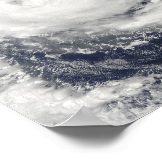 マダガスカル沖の熱帯低気圧ゲール ポスター (角)