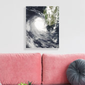 マダガスカル沖の熱帯低気圧Favio キャンバスプリント (インサイチュ (リビング))