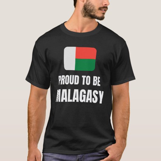 マダガスカル誇りを持った語になる Tシャツ (正面)