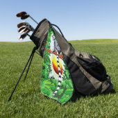 マダガスカル雑音 ゴルフタオル (グリーン)