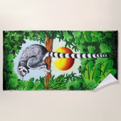 マダガスカル雑音 ビーチタオル (正面)