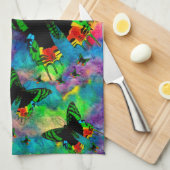 マダガスカル魔法手タオル キッチンタオル (四つ折り)