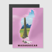 マダガスカル イラスト旅行ポスター (正面/裏面)