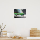 マダガスカル・ジャイアントデーGecko写真ポスター ポスター (キッチン)