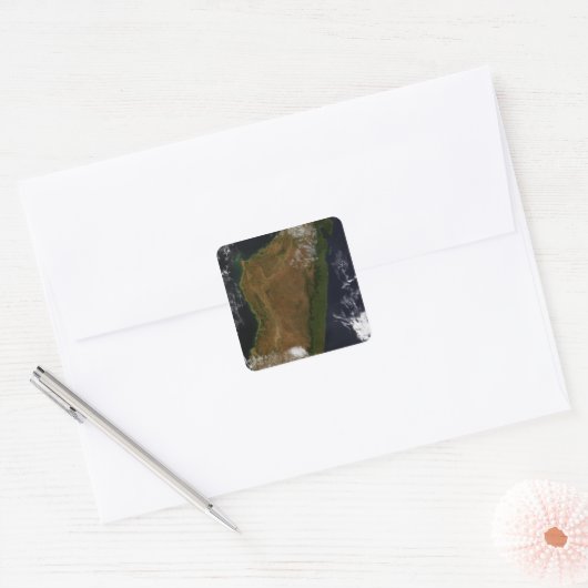 マダガスカル スクエアシール (封筒)