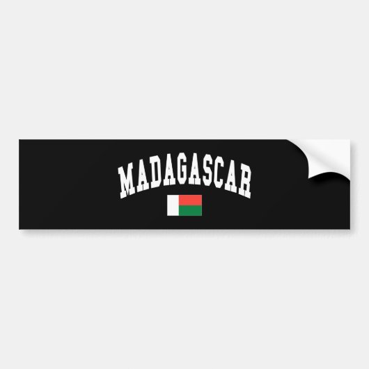 マダガスカル バンパーステッカー (正面)