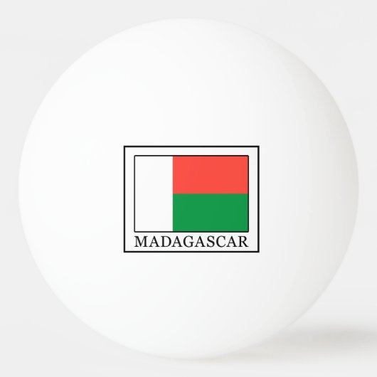 マダガスカル 卓球ボール (正面)