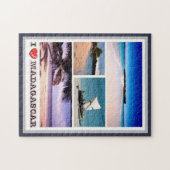 マダガスカル – 大好き – ジグソーパズル (横)