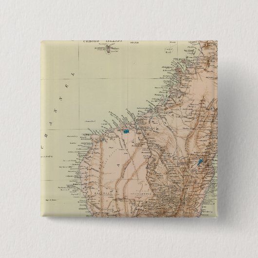 マダガスカル 缶バッジ (正面)