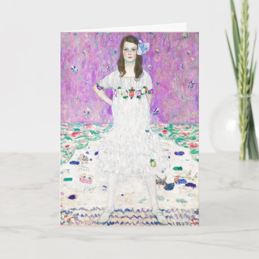 マダプリマベシバイグスタフクリムト絵画の作品 カード (正面)