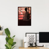 マダマバタフライゲイシャ日本のオペラヴィンテージ ポスター (ホームオフィス)