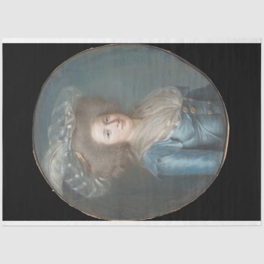 マダムエリサベートデフランスデクページ紙 薄葉紙 (正面)