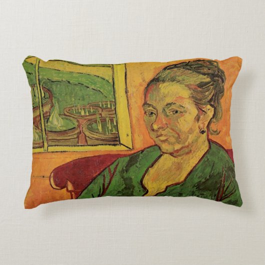 マダムオーガスティンローリンバイビンセント・ヴァン・ゴッホ アクセントクッション (正面)