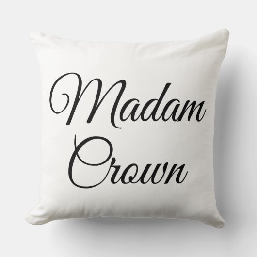 マダムクラウン クッション (正面)