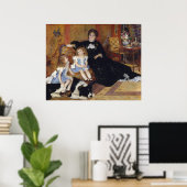 マダムジョージシャルパンティエとその子ども ポスター (ホームオフィス)