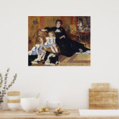 マダムジョージシャルパンティエとその子ども ポスター (キッチン)