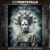 マダムスカル、ゴシック様式のボーンズ女王 薄葉紙