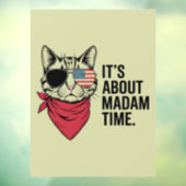 マダムタイムプレジデント2024カマラハリスDNCラリー ウィンドウサイン (シート3)