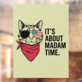 マダムタイムプレジデント2024カマラハリスDNCラリー ウィンドウサイン (シート2)