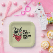 マダムタイムプレジデント2024カマラハリスDNCラリー ペーパープレート (パーティー)