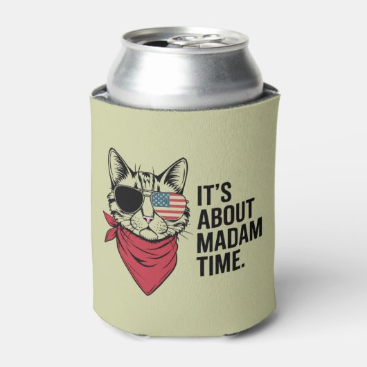 マダムタイムプレジデント2024カマラハリスDNCラリー 缶クーラー (缶正面)